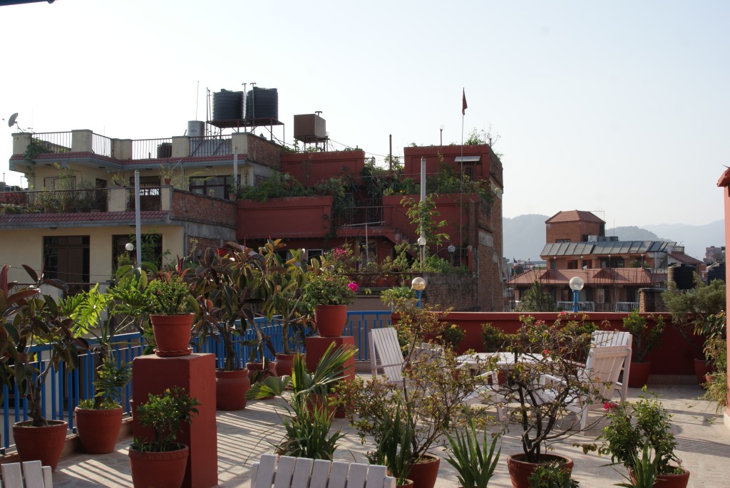 Roof top gardens in Kathmandu